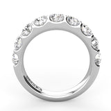 Shared Prong Diamond Wedding Band 9 Stones 2.00ct