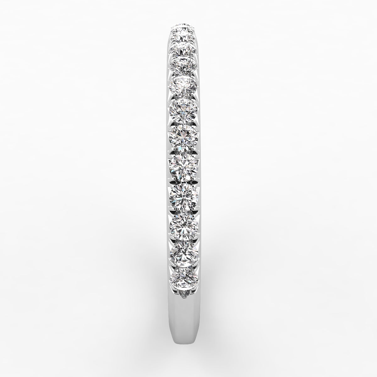 Diamond Straight Wedding Band