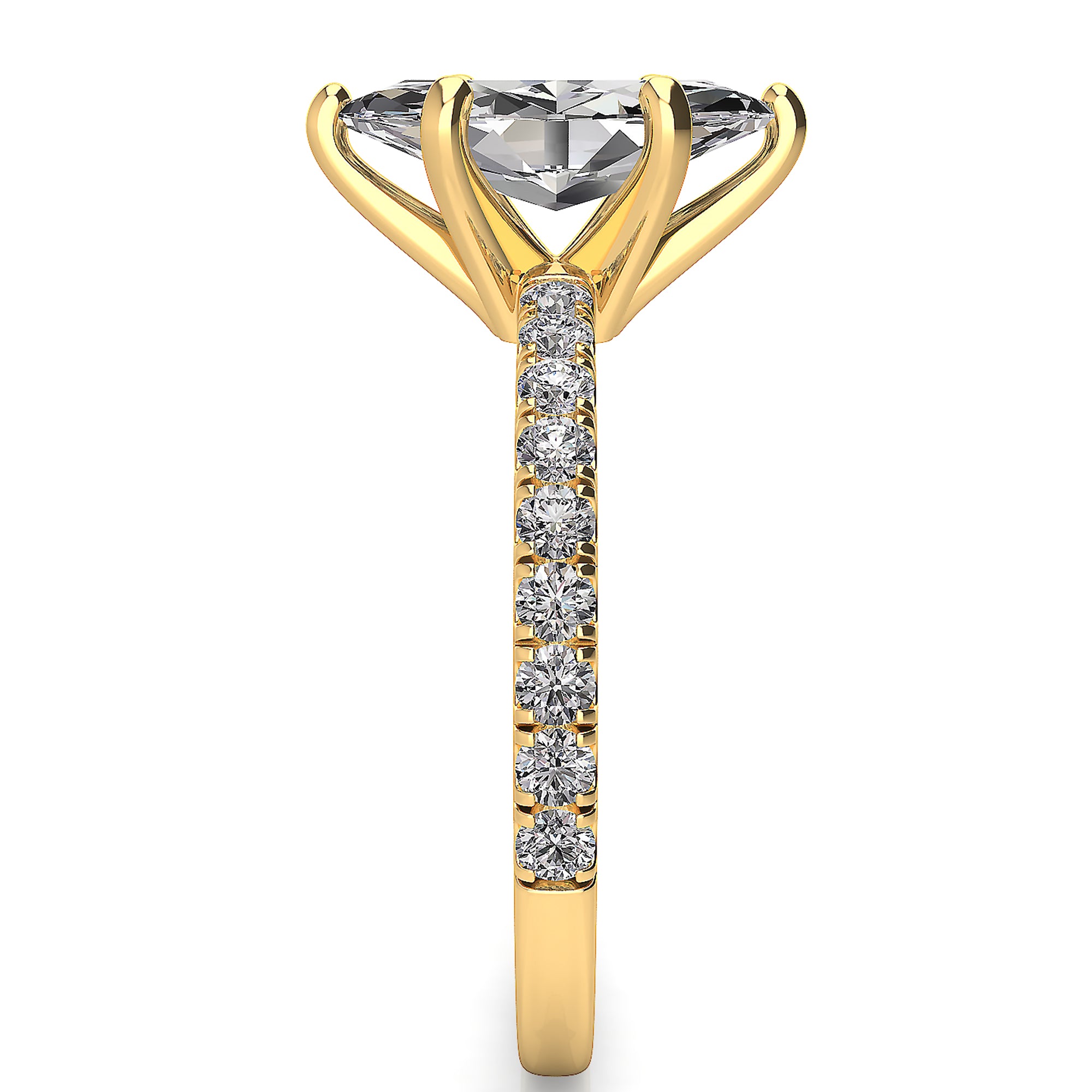 Marquise Solitaire Classic Engagement Ring