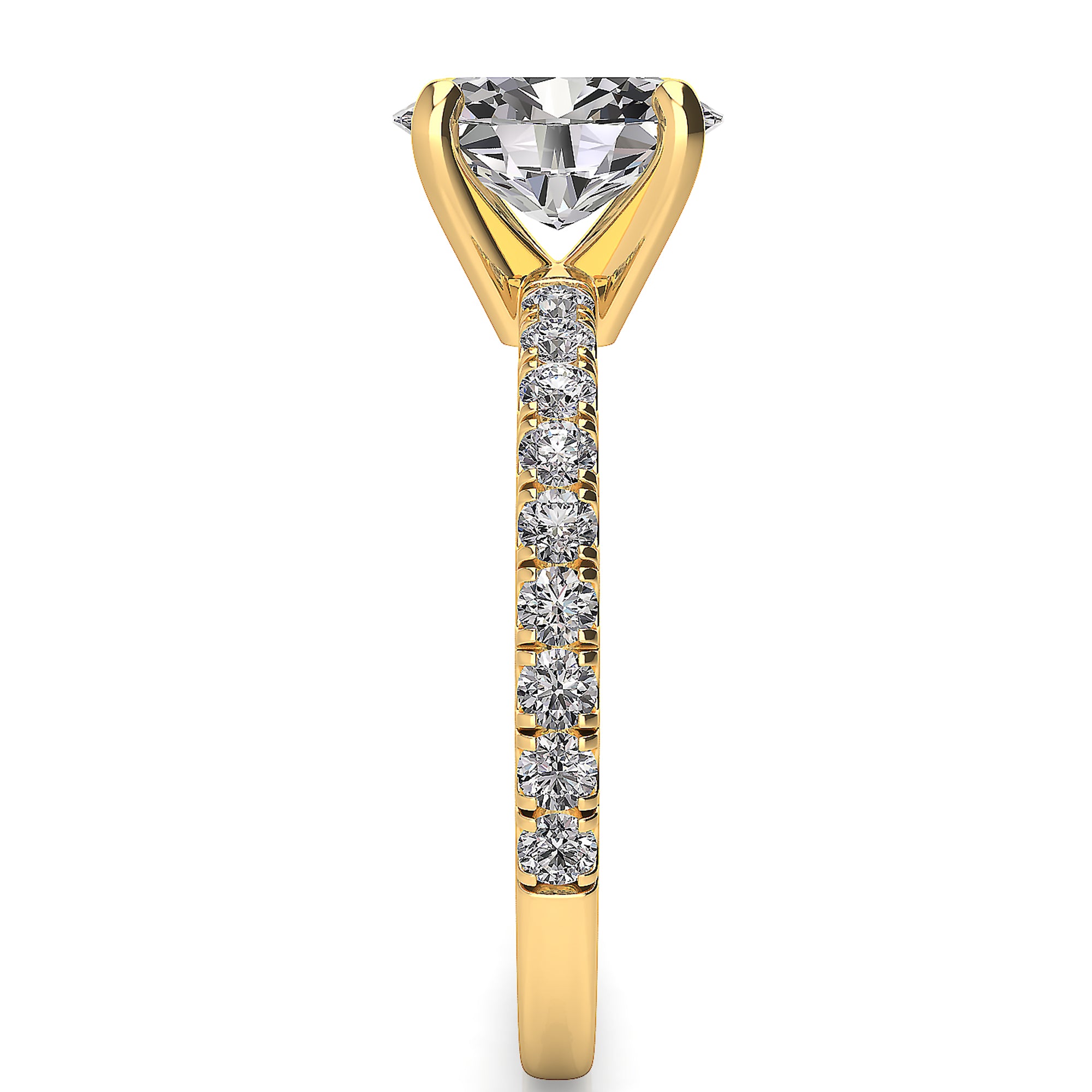 Oval Solitaire Classic Engagement Ring