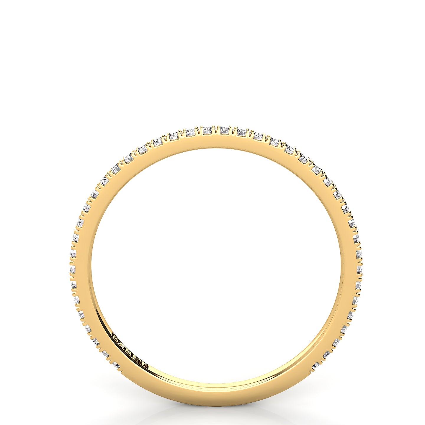 Prong Set Wedding Band 0.16ct