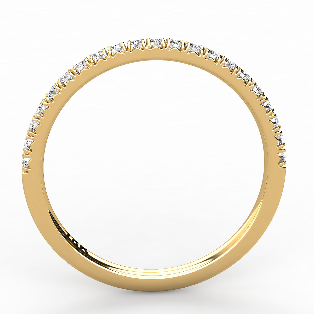 Petite Pavé Wedding Band 0.17ct