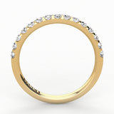 Shared Prong Diamond Wedding Band 15 Stones .25ct