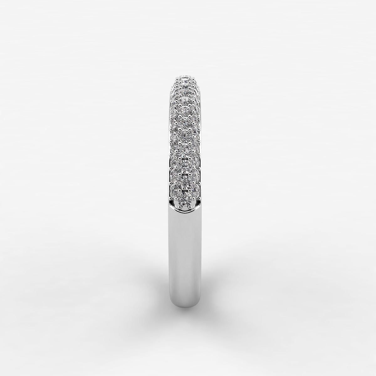 Micro Pavé Wedding Band 0.44ct