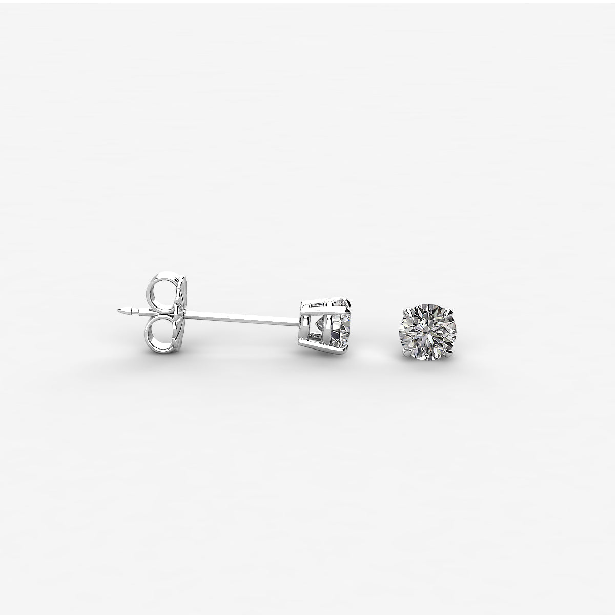 Moissanite Stud Earring