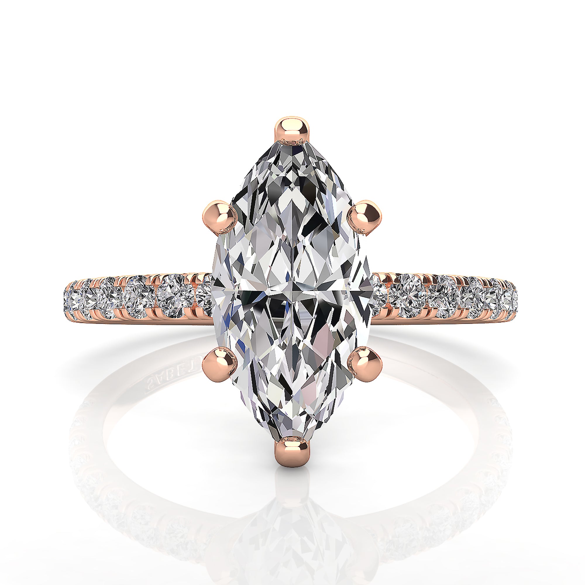 Marquise Solitaire Classic Engagement Ring