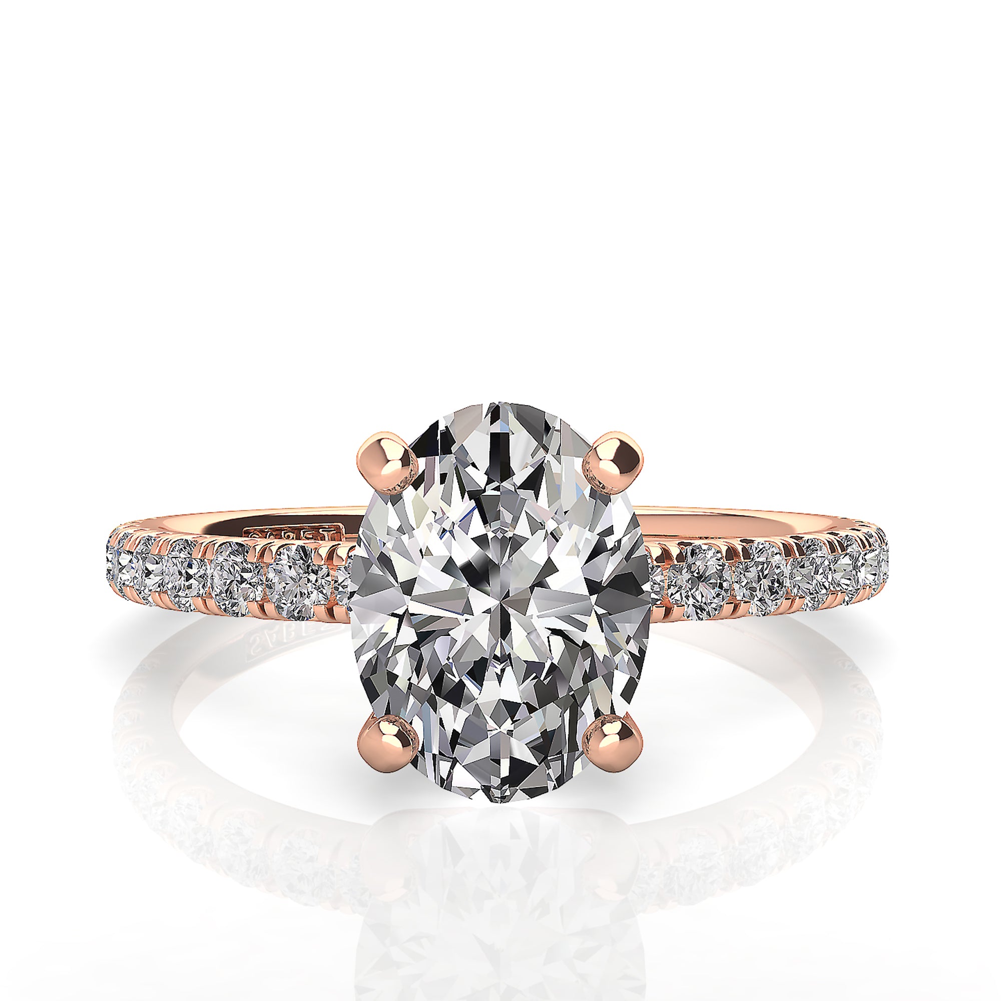 Oval Solitaire Classic Engagement Ring