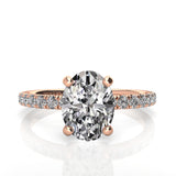 Oval Solitaire Classic Engagement Ring