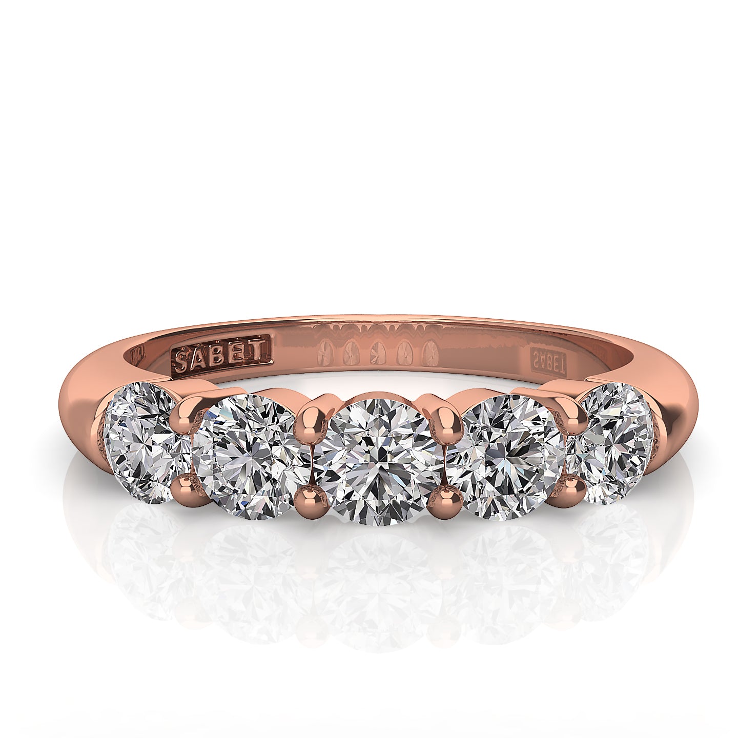 Five Stone Diamond Band 0.75ct