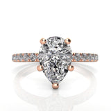 Pear Solitaire Classic Engagement Ring