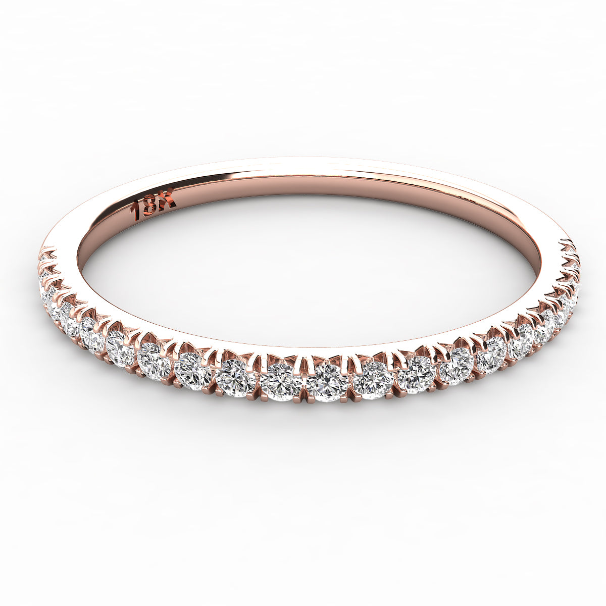 Petite Pavé Wedding Band 0.17ct