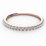 Petite Pavé Wedding Band 0.17ct