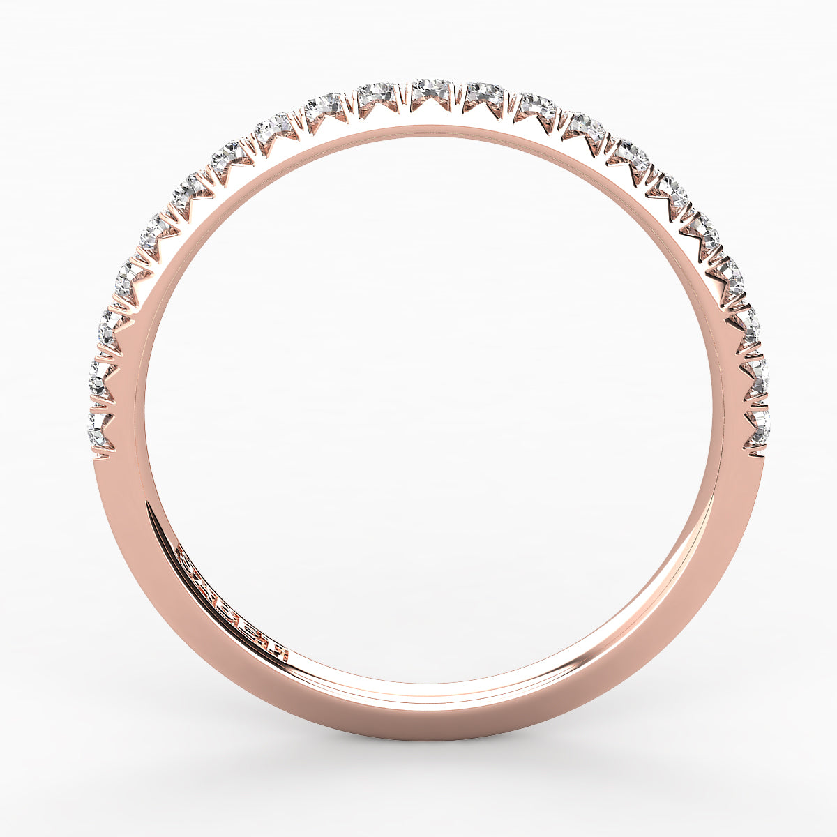 Diamond Straight Wedding Band