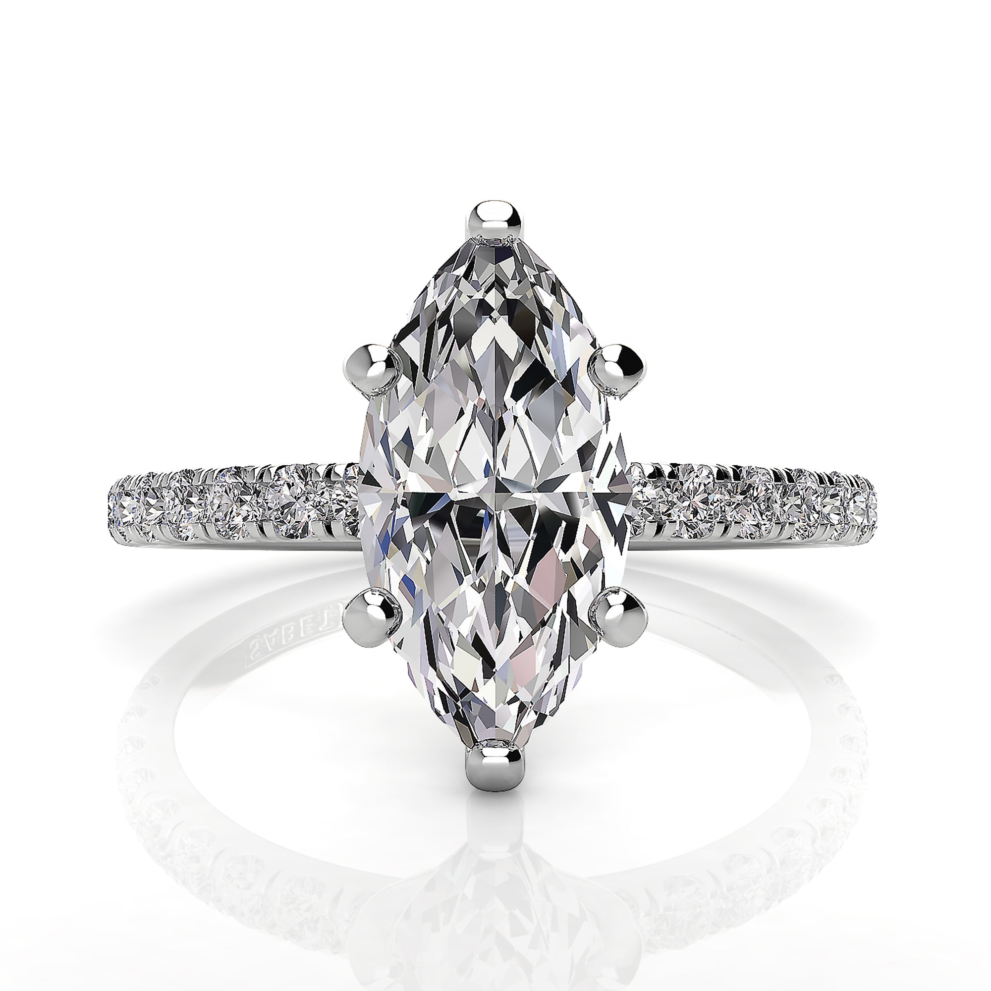 Marquise Solitaire Classic Engagement Ring