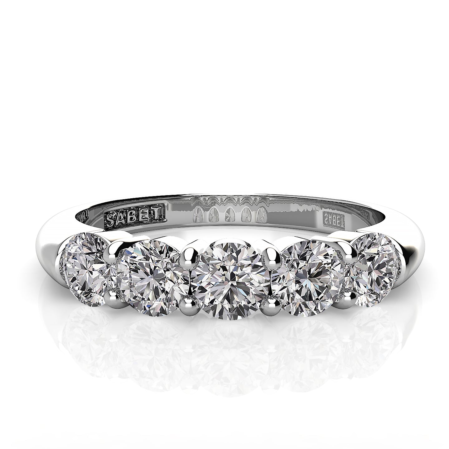 Five Stone Diamond Band 0.75ct