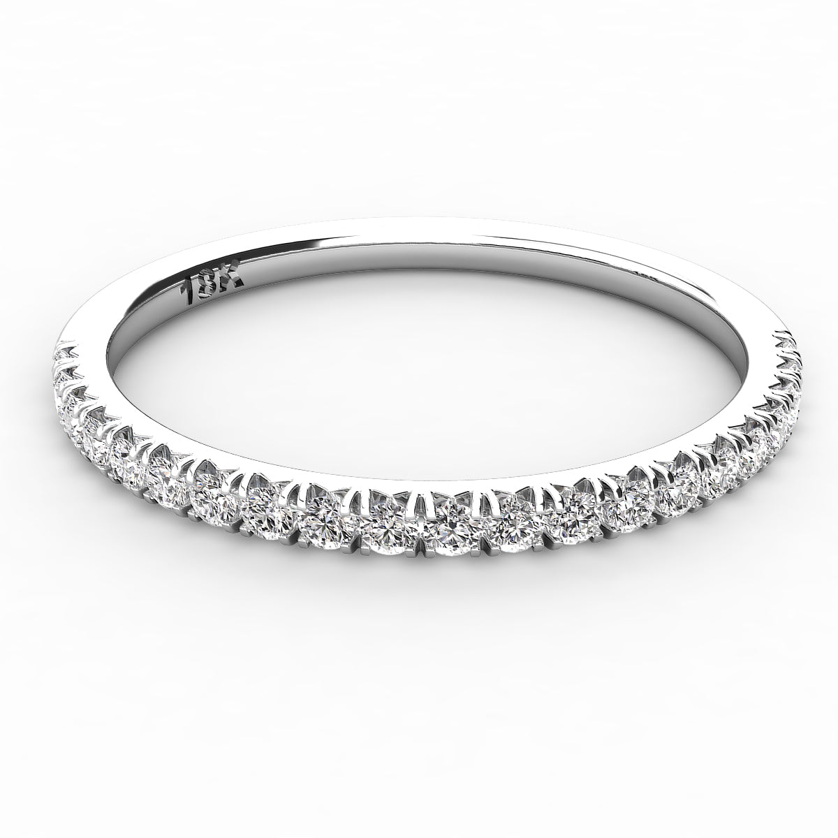 Petite Pavé Wedding Band 0.17ct