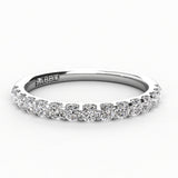 Shared Prong Diamond Wedding Band 15 Stones .25ct