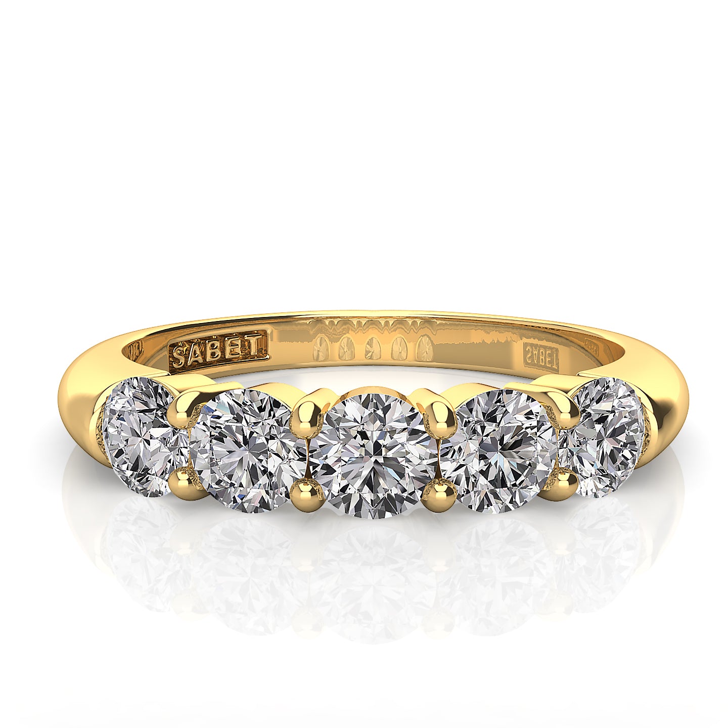 Five Stone Diamond Band 0.75ct