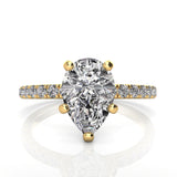 Pear Solitaire Classic Engagement Ring