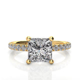 Princess Solitaire Classic Engagement Ring