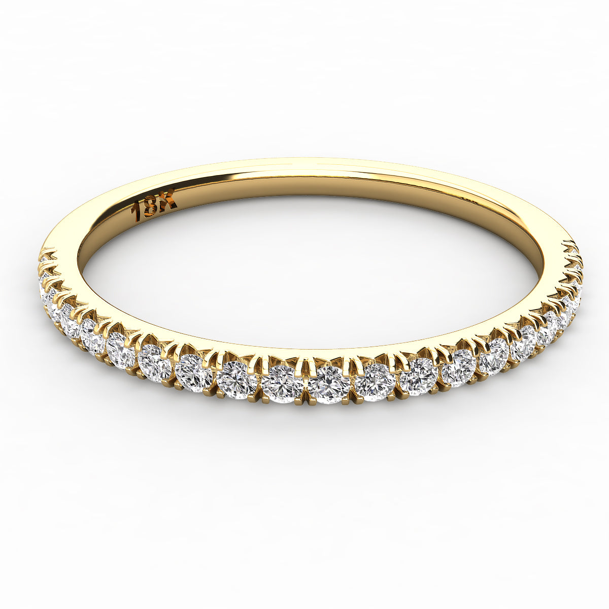 Petite Pavé Wedding Band 0.17ct