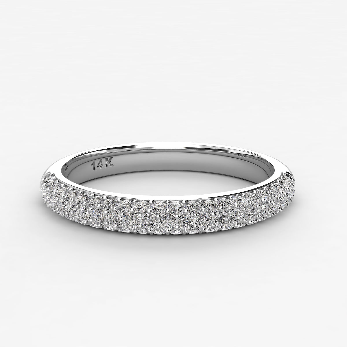 Micro Pavé Wedding Band 0.44ct