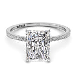 Solitaire Radiant Diamond Engagement Ring