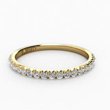 Diamond Straight Wedding Band