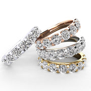 Shared Prong Diamond Wedding Band 9 Stones 2.00ct