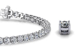 Diamond bracelets in 14kt