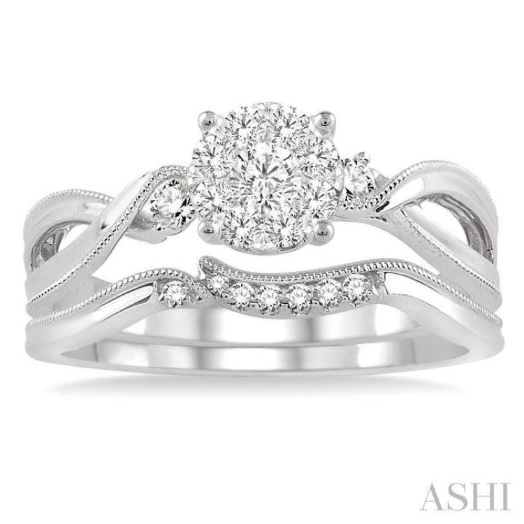 Lovebright Bridal Diamond Wedding Set