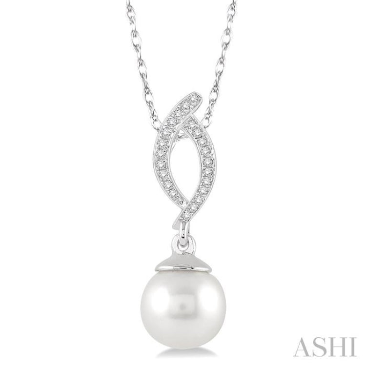 Pearl & Diamond Pendant