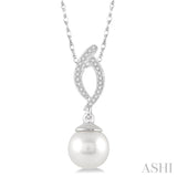 Pearl & Diamond Pendant