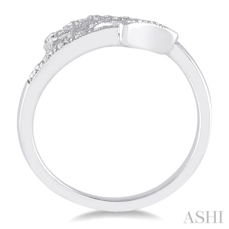 Silver Arrow Open Diamond Fashion Ring