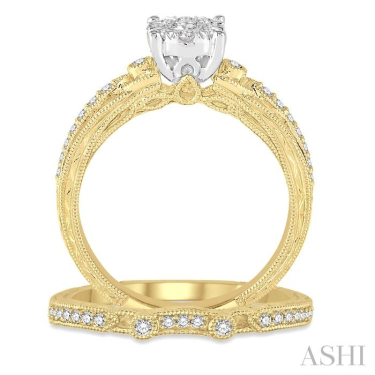 Lovebright Bridal Diamond Wedding Set