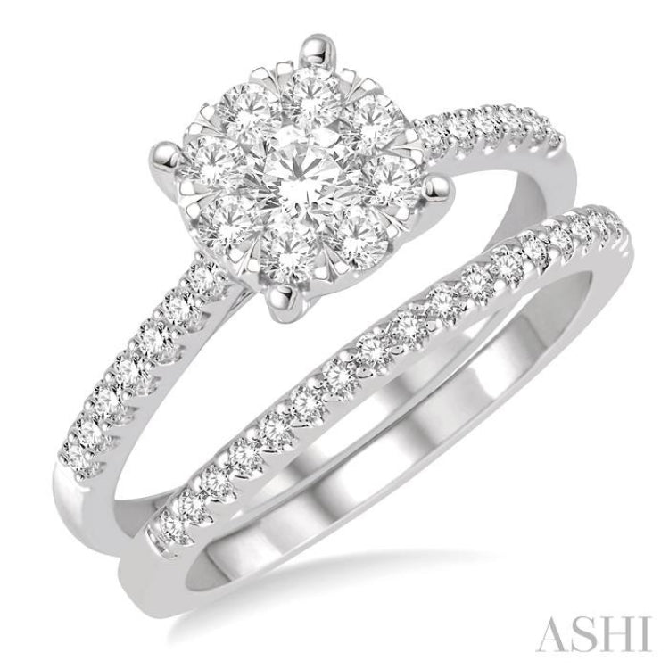 Lovebright Bridal Diamond Wedding Set