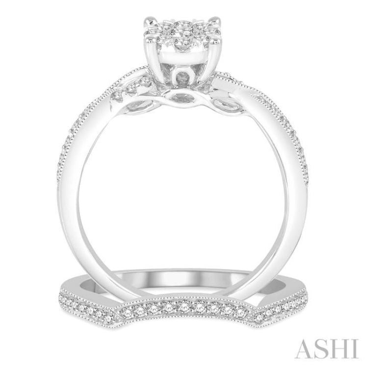 Lovebright Bridal Diamond Wedding Set