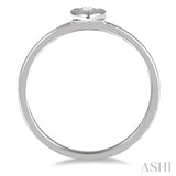 Pear Shape Light Weight Diamond Promise Ring