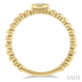 Light Weight Diamond Promise Ring