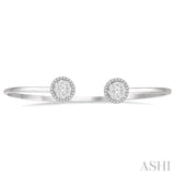Lovebright Essential Cuff Open Diamond Bangle
