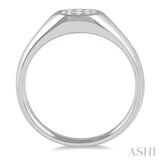 Oval Shape Lovebright Essential Light Weight Diamond Promise Ring