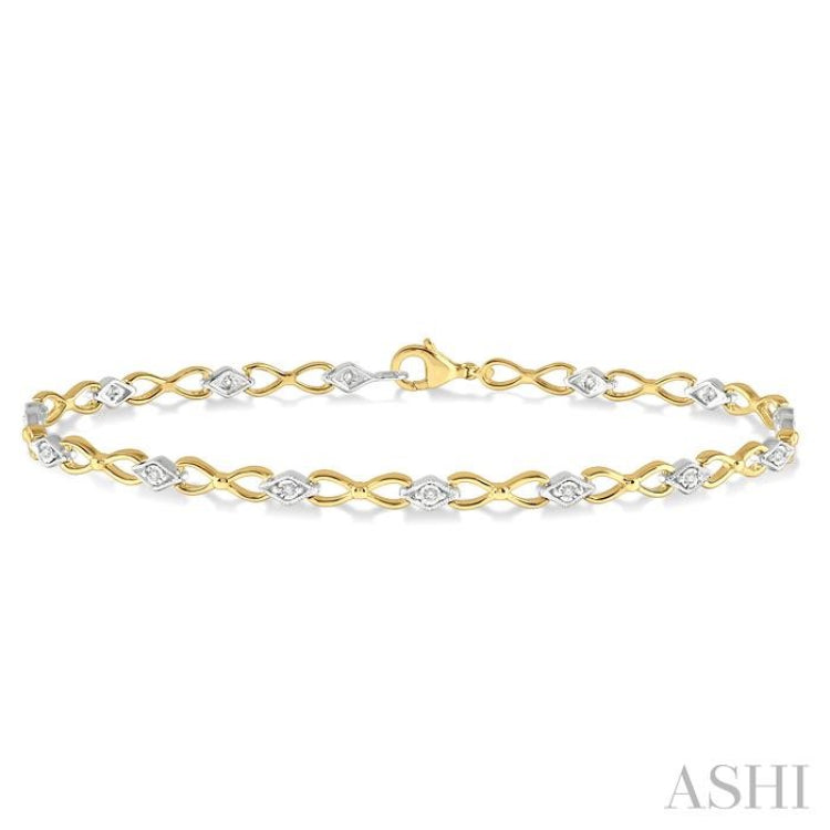 Diamond Illusion Plate Bracelet