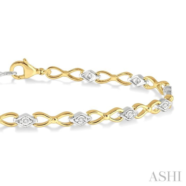 Diamond Illusion Plate Bracelet