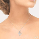 Diamond Fleur De Lis Pendant