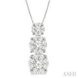 Past Present & Future Lovebright Diamond Pendant