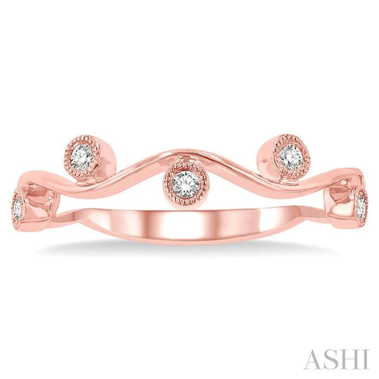 Stackable Light Weight Diamond Band