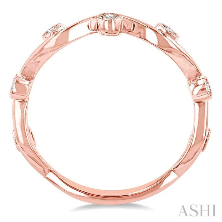 Stackable Light Weight Diamond Band
