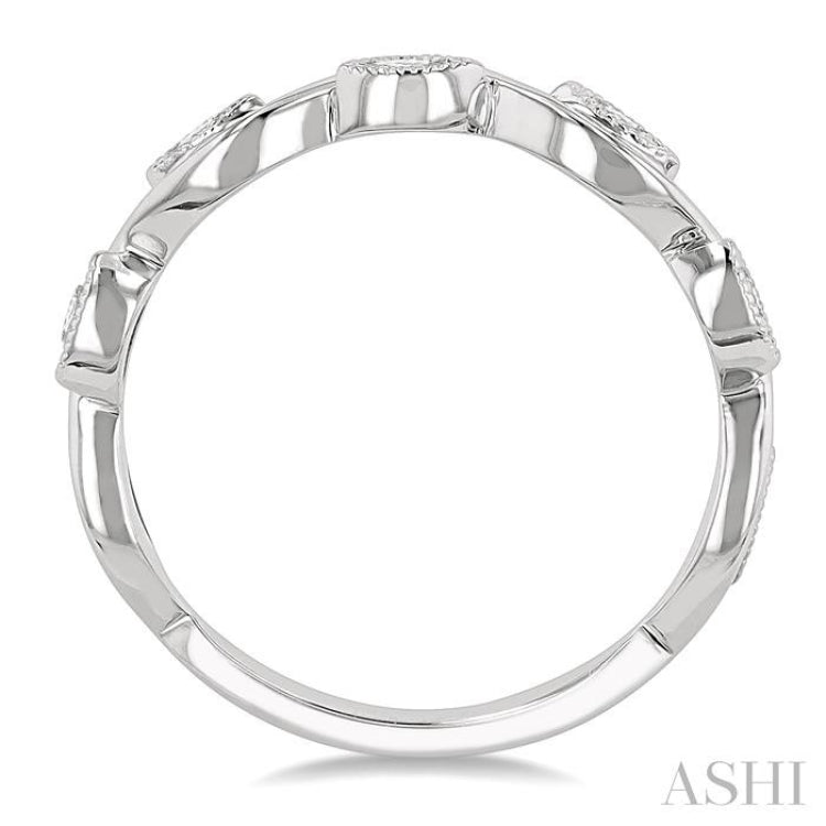 Stackable Light Weight Diamond Band