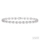 Oval Link Diamond Bracelet