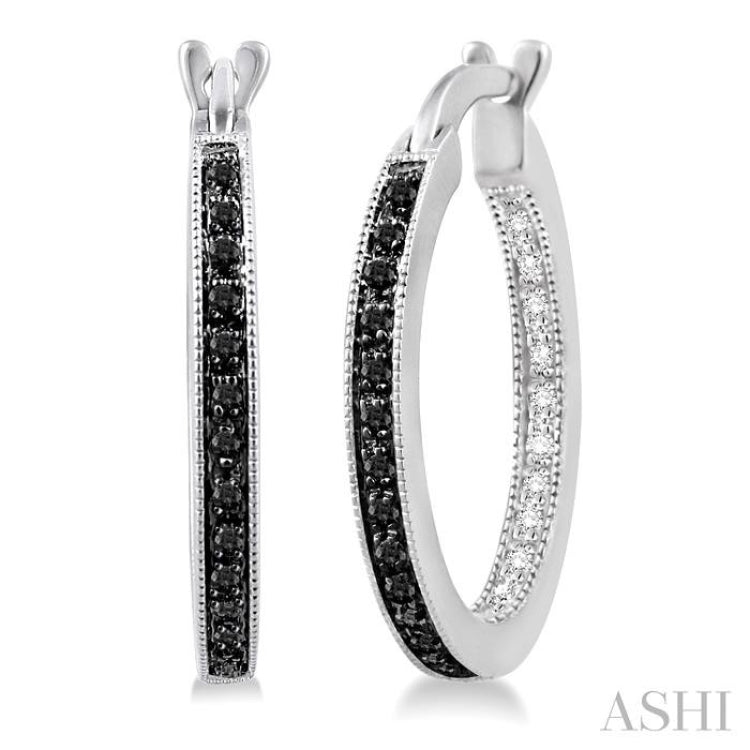 Silver Diamond Earrings